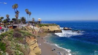 La Jolla Cove  San Diego 4K [upl. by Laurita]