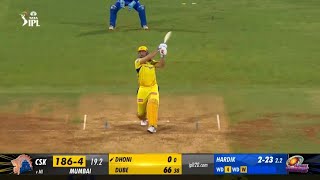 🔴MS Dhoni finishes off in style for CSK Mumbai Indians की Record Breaking 7th Consecutive Loss [upl. by Llohcin]