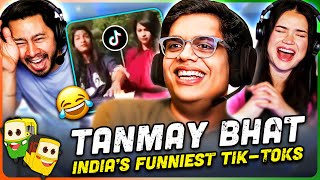 TANMAY BHAT  Indias Funniest Tik Toks REACTION  This one broke Jaby 🤣 [upl. by Tabber]