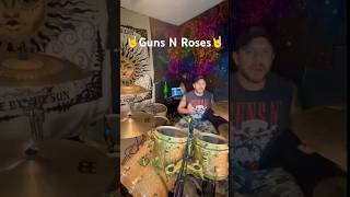 Mr Brownstone by Guns N Roses gnr drums drummer drumming music rock drumcover viralshorts [upl. by Ledniahs]