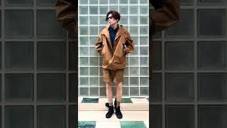 UNIQLO Uのマウンテンパーカーを使ったコーデ【オーバーサイズマウンテンパーカ】【Todays Outfit】shorts fashion UNIQLO [upl. by Alansen]