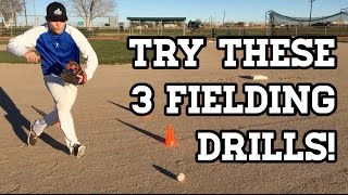 3 GREAT Baseball Fielding Drills for Youth Players [upl. by Berte]