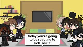 Sander sides reacts to TickToks  Gacha life  Bubblegum Bomb [upl. by Brownley]