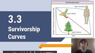 APES Video Notes 33  Survivorship Curves [upl. by Harilda]