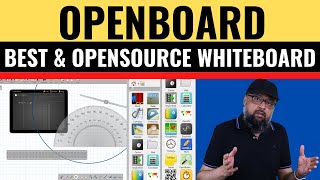 Openboard is The Best Free Online Whiteboard for Teaching Math [upl. by Ahsirahc933]