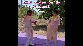 Badri Ki Dulhaniya  Holi Dance  Full Video On My Channel [upl. by Gnok]