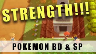 Pokémon Brilliant Diamond How to Use Strength  Pokémon Brilliant Diamond and Shining Pearl Strength [upl. by Jaquelin]