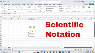 How to Enable or Disable Automatic Conversion of Scientific Notation in Microsoft Excel msexcel [upl. by Carola]