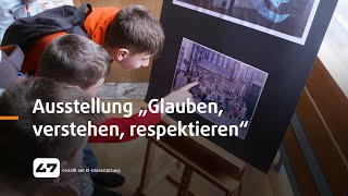 STUDIO 47 live  SEKUNDARSCHULE AM BIEGERPARK AUSSTELLUNG „GLAUBEN VERSTEHEN RESPEKTIEREN“ [upl. by Zurheide]