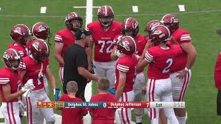 Delphos St Johns vs Delphos Jefferson Football 8202022 [upl. by Tenrag260]