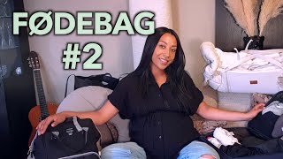 FØDEBAG  DETTE HAR JEG MED PÅ SYKEHUSET  BABY 2 [upl. by Llerut]