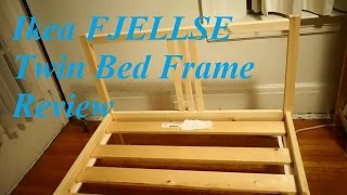 Review Ikea FJELLSE Twin Bed Frame [upl. by Carew368]