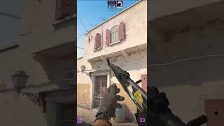 Smoke MID TO B On Dust 2 For Fake In CS2 cs2 shorts [upl. by Elleirb]