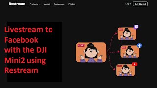 How to stream to facebook live with the DJI Mini 2 [upl. by Ursuline]
