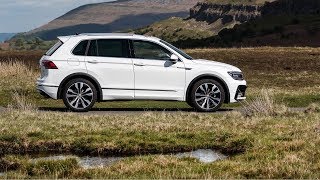 2017 VW Tiguan RLine  Test Review Probefahrt [upl. by Nonahs]