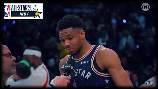 Kia MVP Trophy Presentation  2024 NBA AllStar Game [upl. by Jaqitsch734]