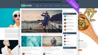 How to Create a Blog Website  WordPress Extra Theme Tutorial 2017 [upl. by Rame126]