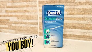 My Honest Review of Oral B Super Floss [upl. by Rey]