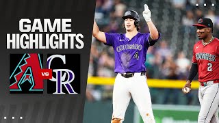 Dbacks vs Rockies Game Highlights 91724  MLB Highlights [upl. by Julina964]