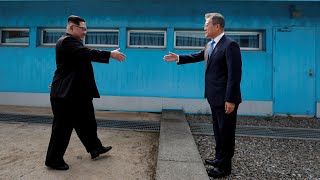 Key moments from historic Korean summit [upl. by Delahk]