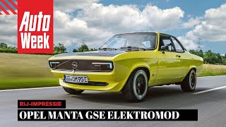 Opel Manta GSe Elektromod  AutoWeek Review  English subtitles [upl. by Merci]