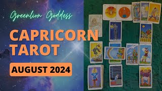 CAPRICORN TAROT quotGETTING ON TOP OF THISquot AUGUST 2024 [upl. by Antoinetta321]