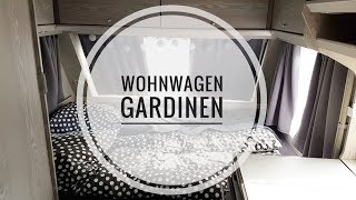 GARDINEN FÜR DEN WOHNWAGEN  DIY  selber genäht  wohnwagenliebe [upl. by Nicolai239]