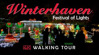 Winterhaven Festival of Lights 4K Walking Tour  Tucson Christmas Lights 2021 [upl. by Lleneg]