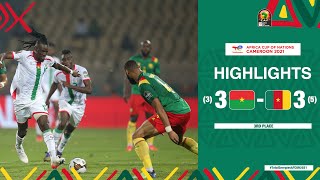 Burkina Faso 🆚 Cameroon Highlights  TotalEnergiesAFCON2021 3rd Place [upl. by Marsiella]