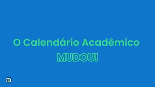 Tutorial Calendário acadêmico [upl. by Laurentium564]