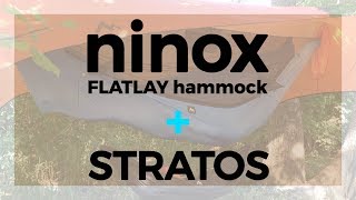 Ninox FlatLay Hammock with the Stratos Hammock Shelter [upl. by Kenleigh]