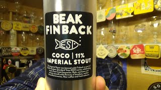 Beak x Finback  EST Series Coco Imperial Stout [upl. by Smada]