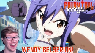 Fairy Tail 100 Years Quest Episode 14 Reaction WENDY BELSERION [upl. by Normy]