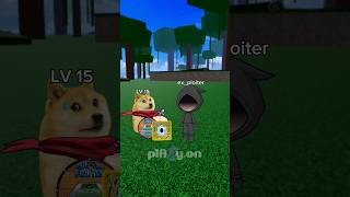 bancon and doge meet the exploiter but roblox robloxfruit robloxanimation bloxfruits [upl. by Meesan]