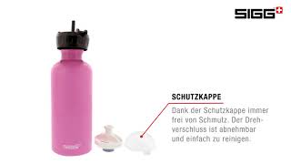 SIGG Kids Bottle  Aluminium Kinder Trinkflasche im Detail  Produktvideo [upl. by Mehsah]