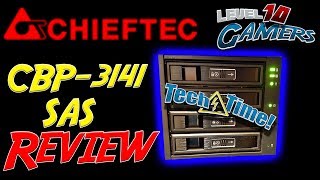 CHIEFTEC 4 BAY SATASAS ENCLOSURE  Techtime 26 [upl. by Yecrad]