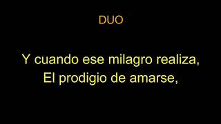 Besame Mucho  Solamente una Vez Karaoke Placido Domingo y Paloma San Basilio [upl. by Salman]