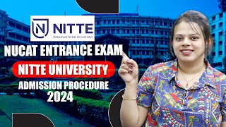 NITTE University Campus Review  NUCAT Entrance Exam  Exam pattern  Admission Process 2024 [upl. by Ahtikal]