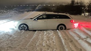 W212 4Matic Snow Test [upl. by Mady89]