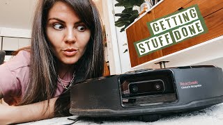 A robot does my chores now  Vlog  Rachael Jade [upl. by Ariait680]