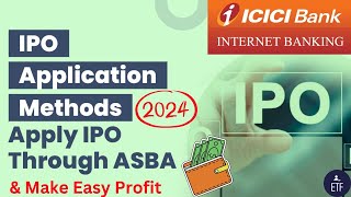 ✅ How to Apply IPO using ICICI Net Banking ✅  IPO Apply Online 2024 ipo online icicibank 💰💰 [upl. by Anha235]