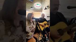 Stuck like glue cover performed by Cadence acoustic duo [upl. by Nilyak]