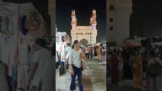 Mashallah kya Khubsurat najara Hyderabad Charminar ka [upl. by Ellevel388]