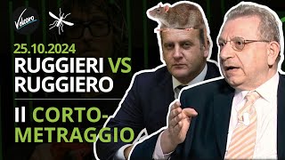 Andrea Ruggieri vs Maurizio Ruggiero  Il cortometraggio  La Zanzara del 25102024 [upl. by Garibull]