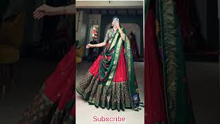 Party wear lehenga choli dress 💓🌹💞lehenga mehndi dress fashion shorts short love status vlg [upl. by Oira]