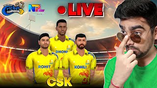 LIVE SUPER OVER VIRAT DHONI ROHIT In CSK NPL 2024 WCC3 Expert Mode  Later Career Mode [upl. by Eldoria]