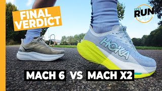 HOKA Mach X2 vs HOKA Mach 6 Do you need the X Factor [upl. by Elledoj]