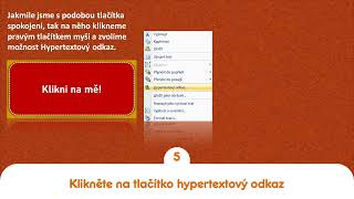 Jak v Power Pointu vytvořit tlačítko s hypertextovým odkazem [upl. by Sulohcin]