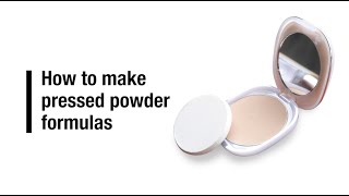 How to make pressed powder formulas [upl. by Aroled311]