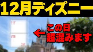 2023年12月～1月ディズニーランドとディズニーシーの混雑予想｜絶対に気を付けたい注意点も [upl. by Secnirp]